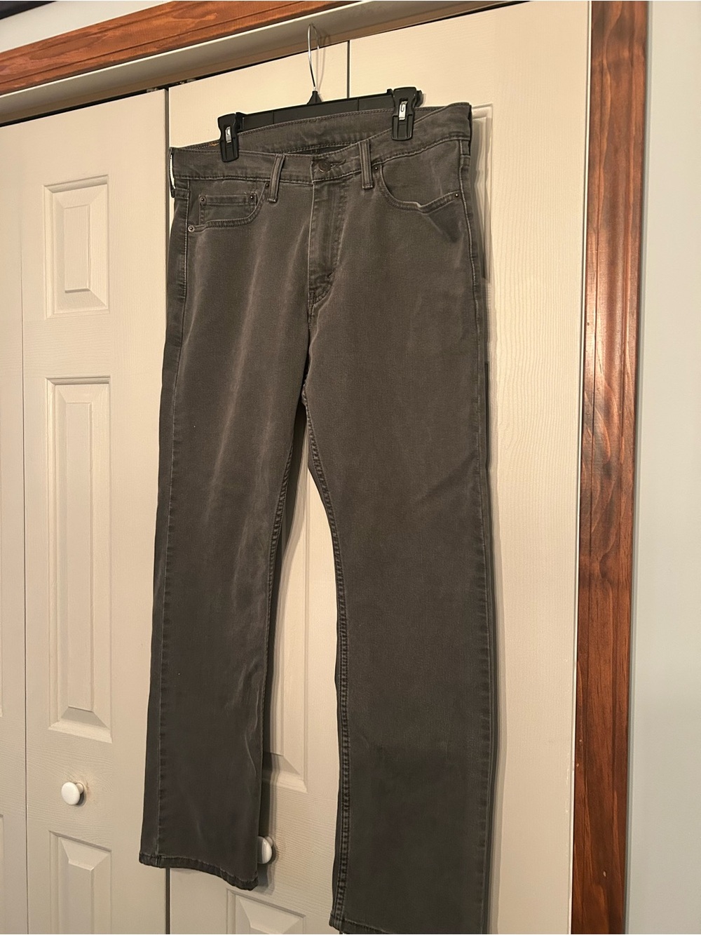 Levi's Men's Charcoal Straight Jeans